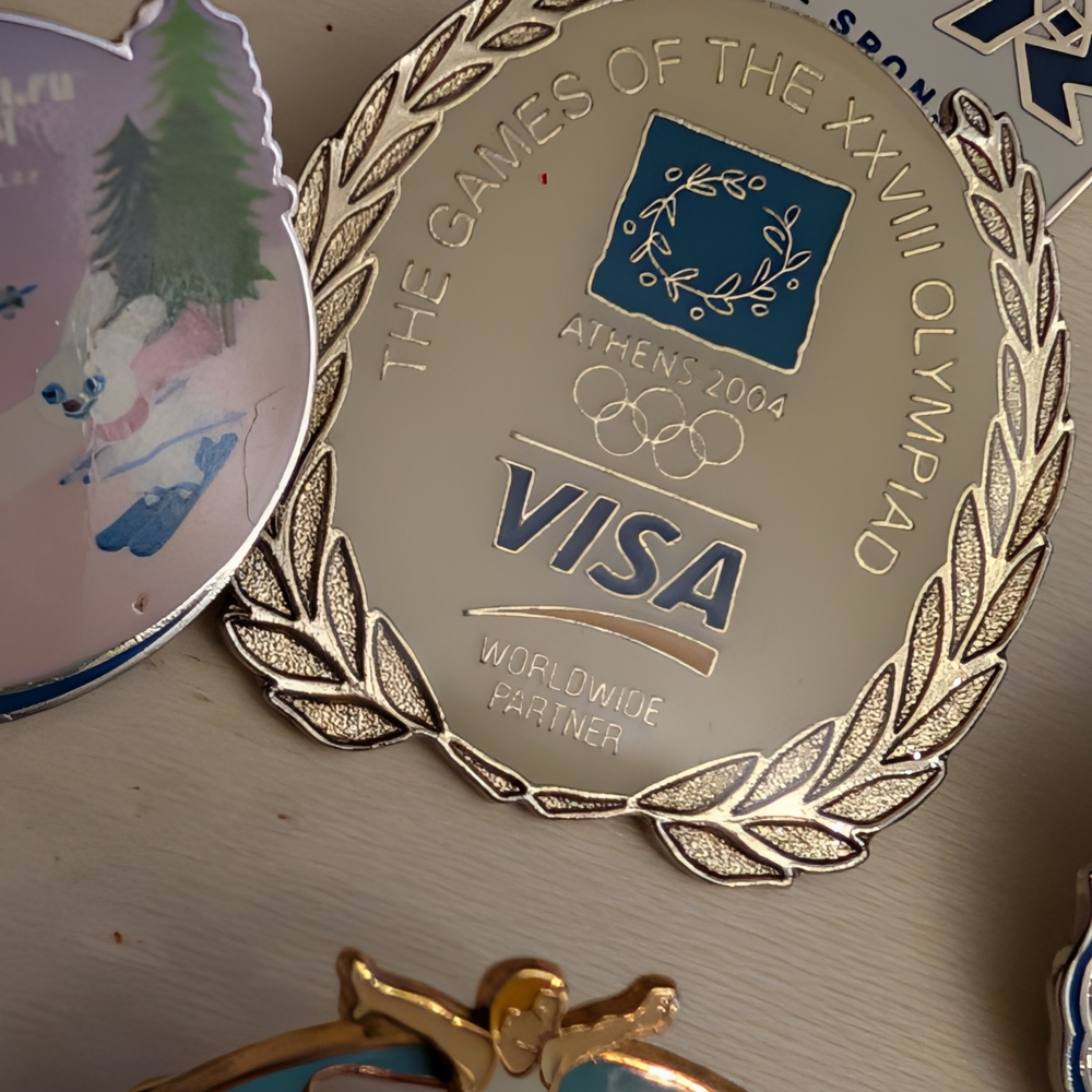 Visa Olympic Sponsor Brooch Collection Of 7 - Picture 9 of 9